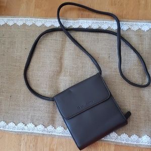 Brown Soft Leather Liz Claborne Crossbody